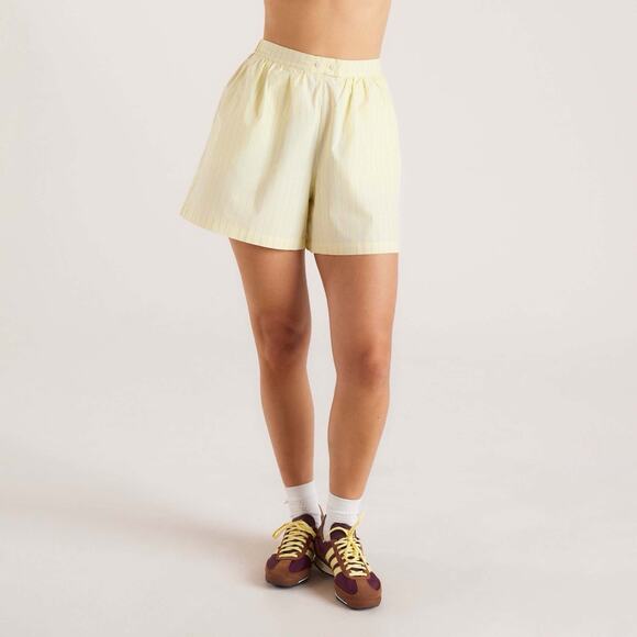 Lounge Striped Cotton Shorts Size 4 - Picture 1 of 7